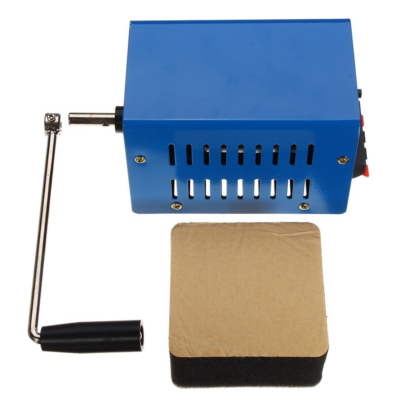 ! Cargador de dinamo de alta potencia, manivela de mano portátil de emergencia, carga USB, generador de manivela de supervivencia