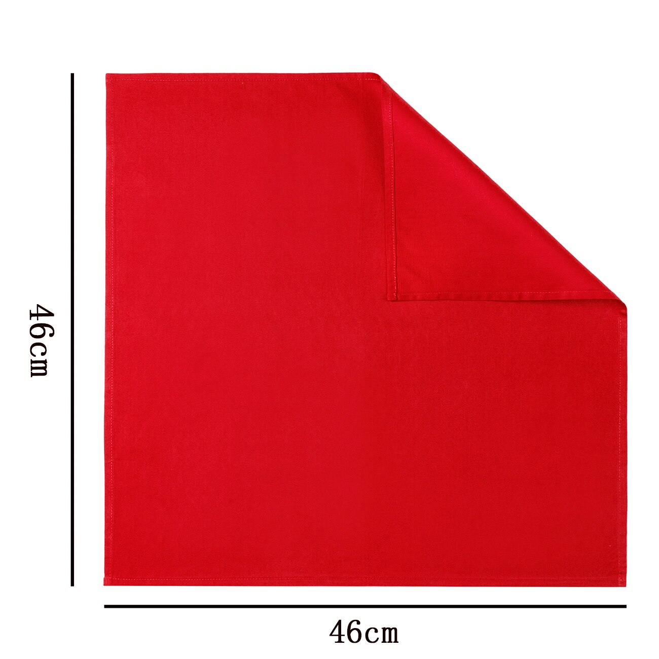 12 Pcs Table Napkins Cotton Napkins 46cm*46cm Napkins Cloth Restaurant Dinner Table Napkin for Wedding Party