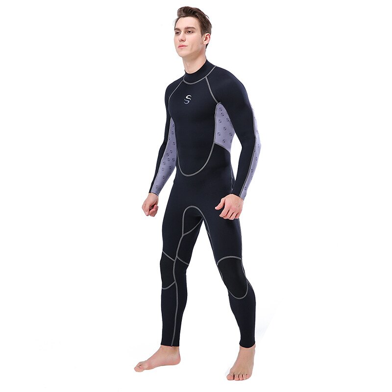 Muta da sub da uomo 2mm Zip posteriore muta intera protezione UV calda nuoto surf Snorkeling muta Neoprene