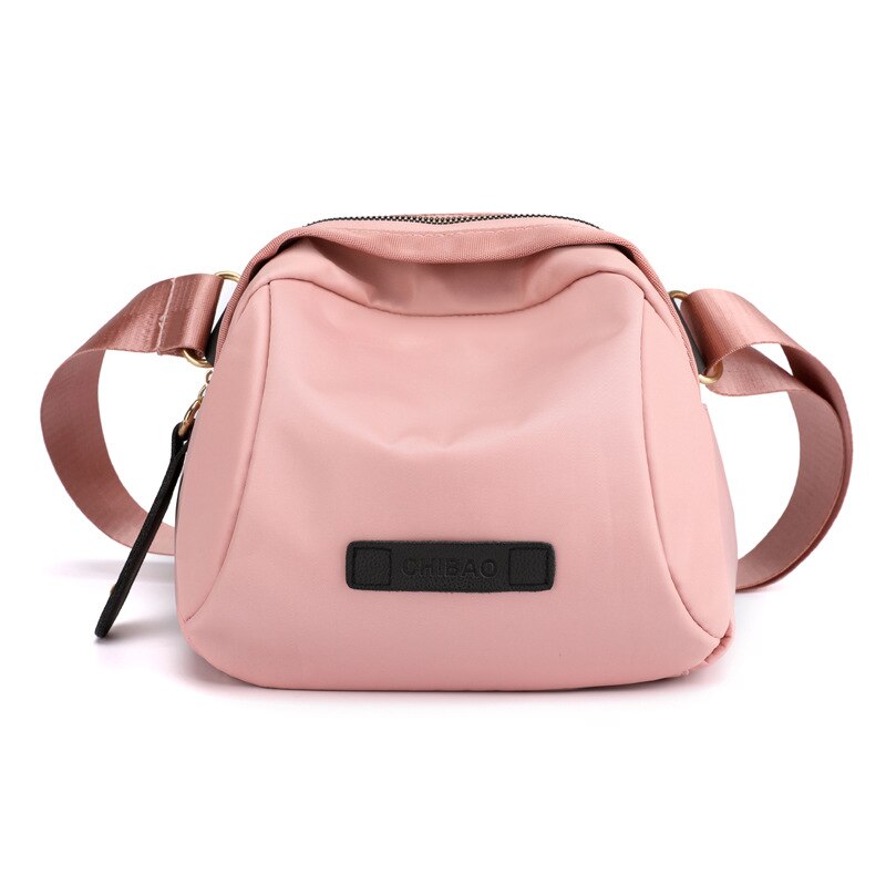 lässig Frauen Schulter Tasche Damen Geldbörse und Handtaschen Weibliche Bote Tasche Nylon Mädchen Reise umhängetaschen Bolsos: Rosa