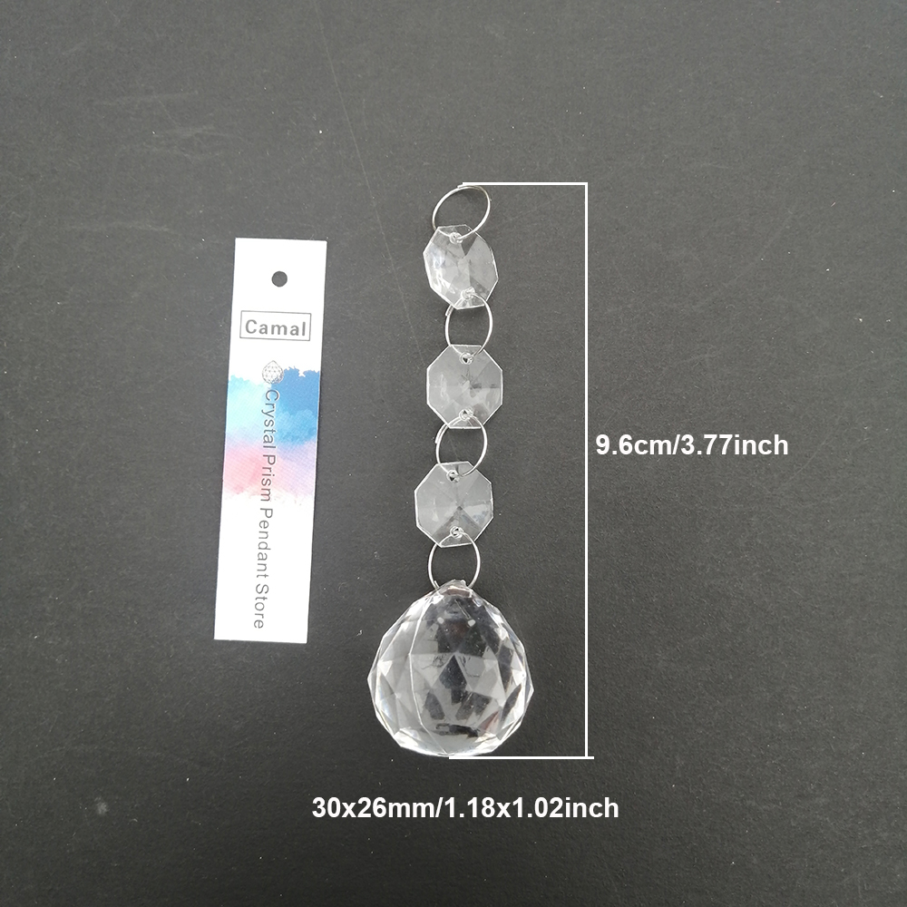 Camal 10 stücke Acryl Kristall Perlen Anhänger Girlande Kronleuchter Hängen Party Hochzeit Dekoration Tische Mittelstücke Vorhang DIY: I