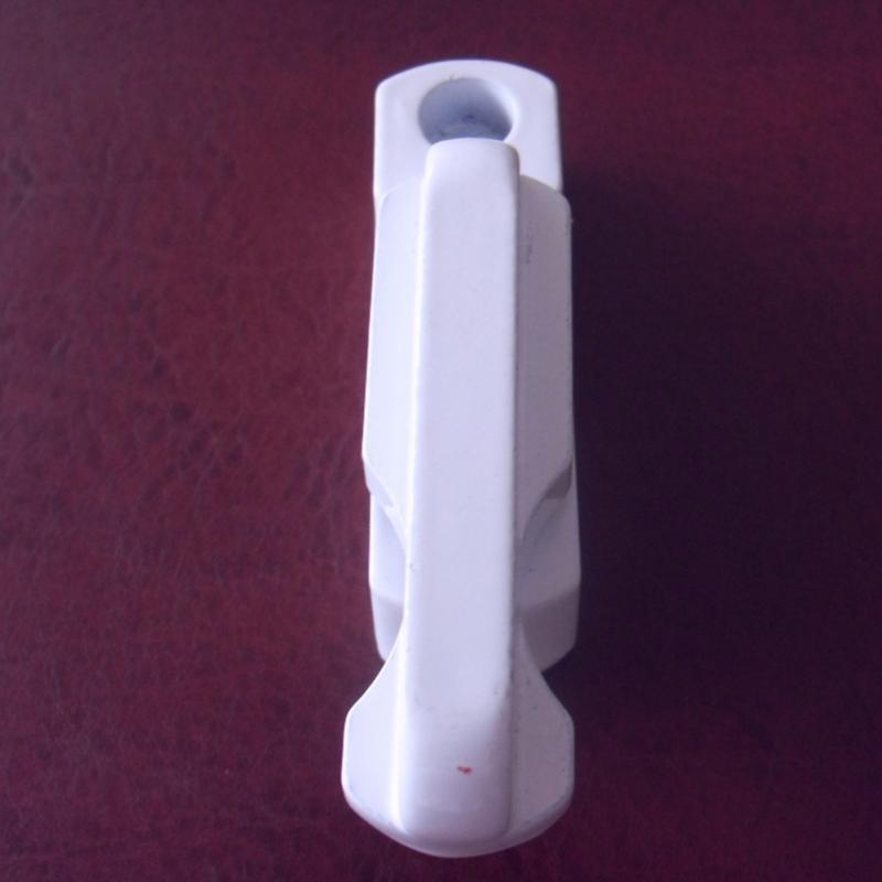 White 2Pcs Plastic UPVC for Windows Door Extra Security Lock protect baby