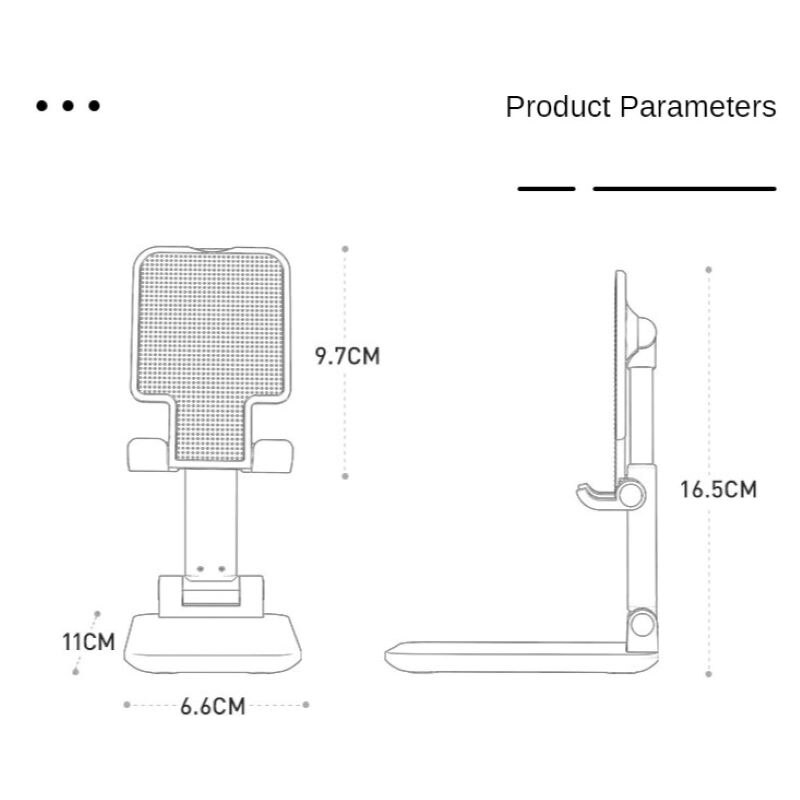 Mobile Phone Stand Desktop Lazy Bedside Universal Support Stand Foldable and Hoisting Multi-Function Telescopic Adjust