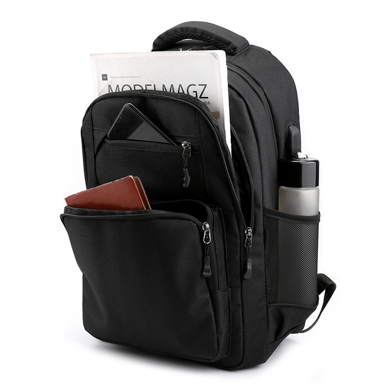 Grå mænd rygsæk skoletasker drenge teenager oxford rygsæk mandlige taske college stil stor kapacitet multifunktion rygsæk