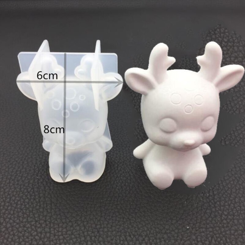 Silicone Molds Candle Beehive Mold For Homemade Beeswax Candle Soap Crayon Wax Melt Hives Candle Making Supplie: bear