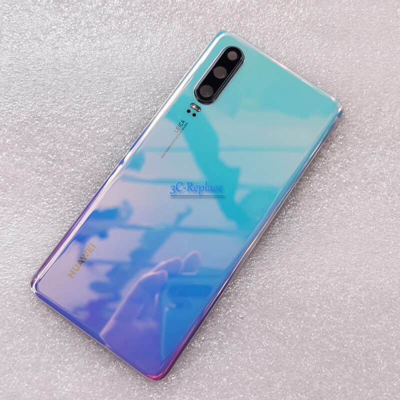 Original 6.1 inch For Huawei P30 / For Huawei P30 Global Back Battery Cover Door Housing case Rear Glass lens parts Replacement