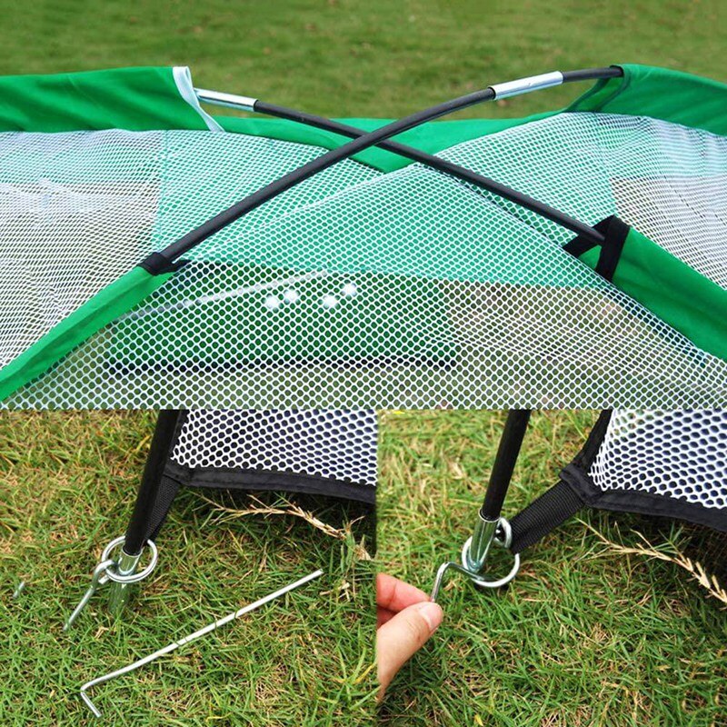 Golfslagnet golfnet med mål baggård driving range swing chipping golf træningshjælpemidler, grøn