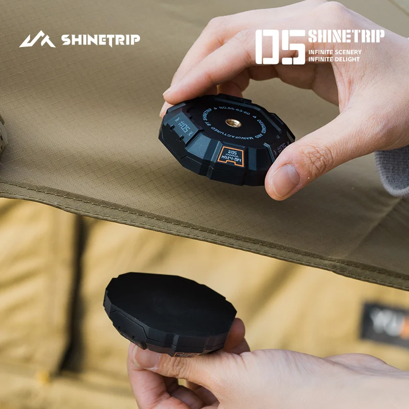 ShineTrip Tenda da campeggio forte gancio magnetico Lampada da esterno multiuso portatile Fibbia sospesa Fibbia di bloccaggio con clip per baldacchino esterno