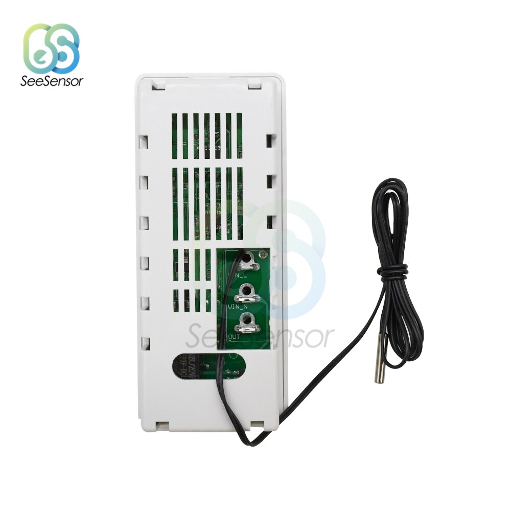 AC 110-220V Intelligent Electric Heating Thermostat LED Digital Temperature Controller Timer Switch Heating Timing Mode