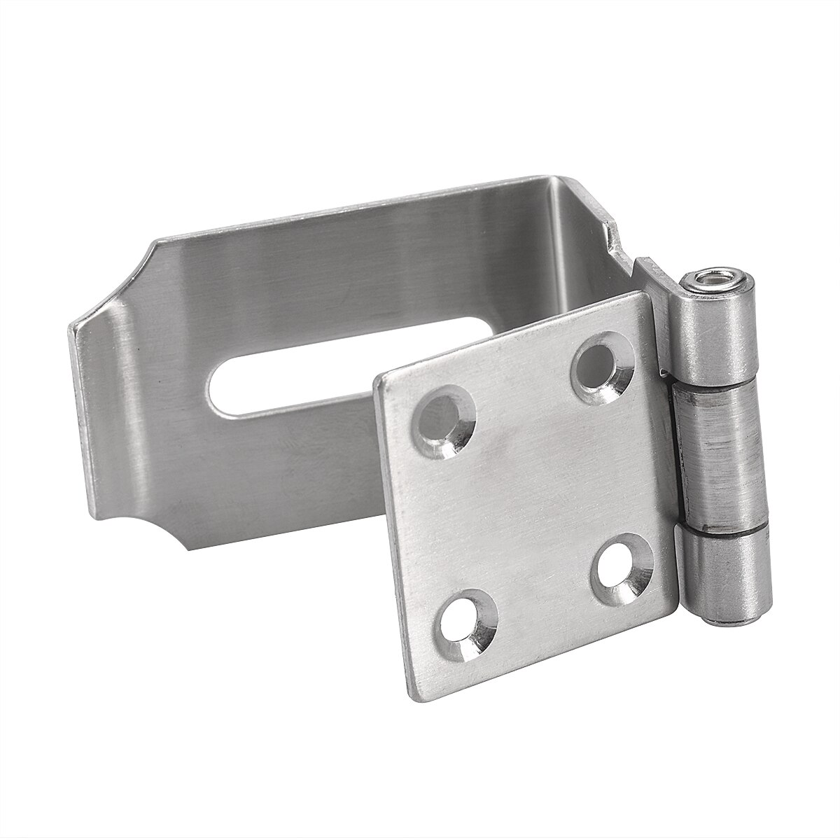 Durable Stainless Steel Hasp Latch And Staple Gate Anti-theft Door Shed Latch Lock For Padlock Household Safety 90 Degree K802