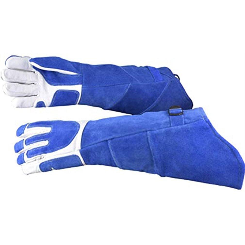 Hondenbeet Lederen Handschoenen Anti-Bite Hand Beschermende Handschoen Verlengen Dikker Huisdier Handschoenen Voor Training Honden Slangen Beschermende Handschoenen
