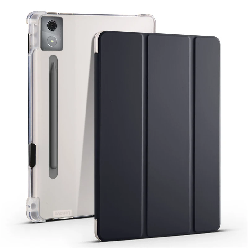 Pour Lenovo Idea Tab Pro étui avec porte-stylo à trois volets support arrière souple Coque pour Lenovo Idea Tab Pro 12.7 étui tb373fu: other