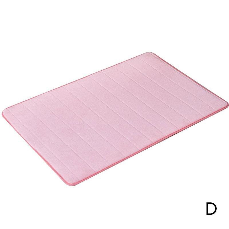 Tæppe vandabsorberende blød memory skummåtte tæpperum 40 x 60cm mat gulvtæppetilbehør skridsko ikke soveværelse bruser bad  t8 j 6: D