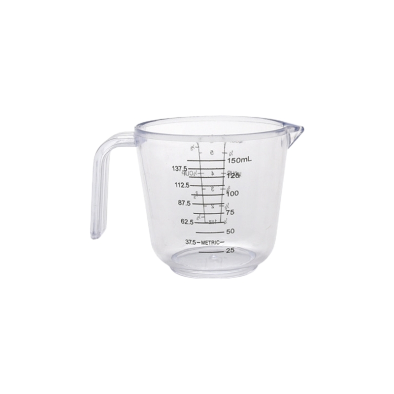 Clear Plastic Measuring Cup with Scale Measurement Stackable Flour Sugar Water Measure Jug Kitchen Baking Tool
