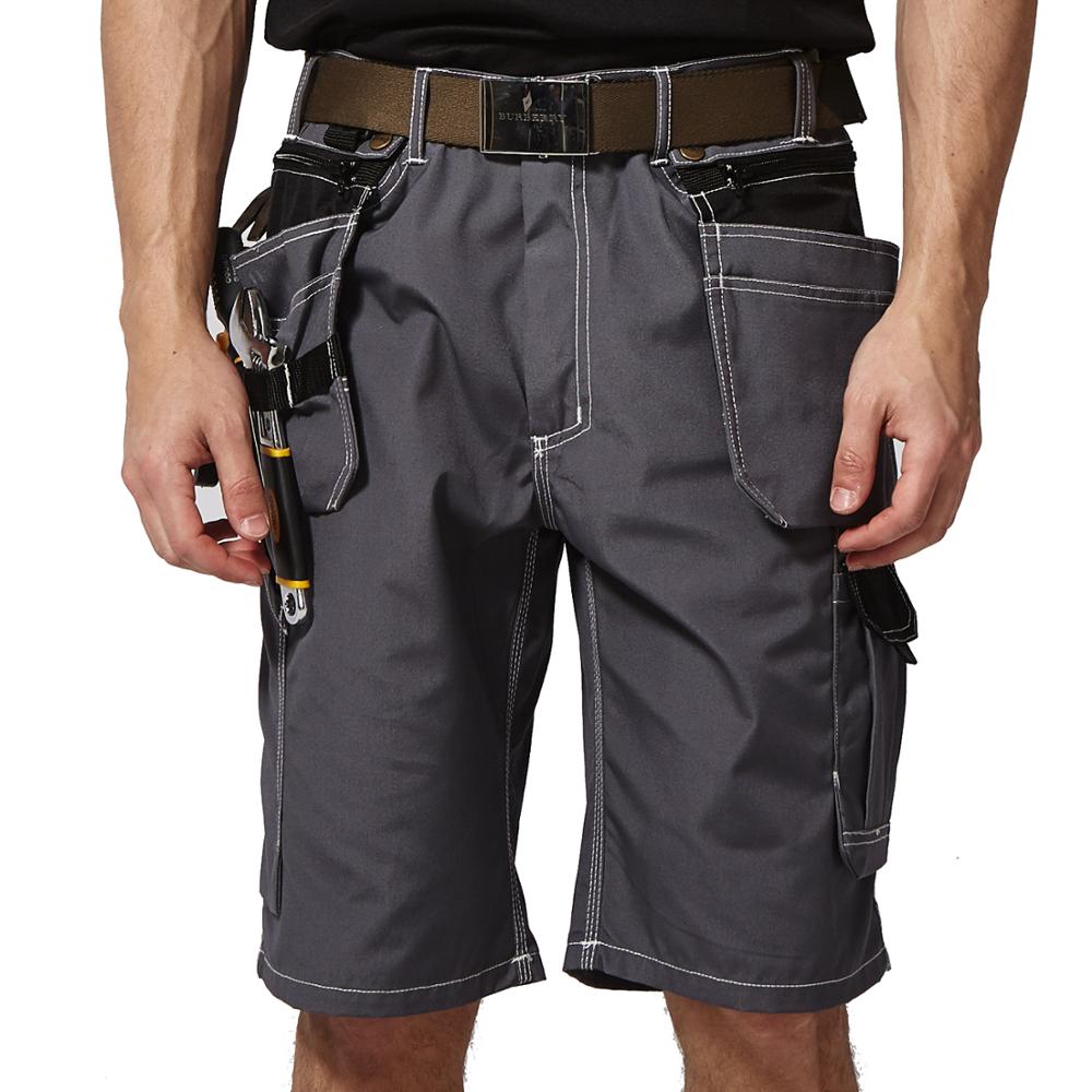 Summer Work Shorts For Men Utility Pockets Work Pants Workwear Trousers
