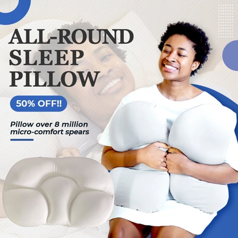 All-round Sleep Pillow All-round Clouds Pillow Nursing Pillow Sleeping Memory Foam Egg Shaped Pillows B88