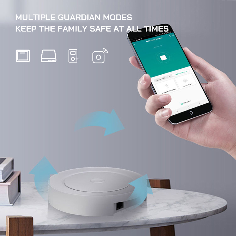 Tuya zigbee 3.0 multi-mode smart gateway zigbee + bluetooth mesh hub fungerer med smart life app stemmestyring alexa google home