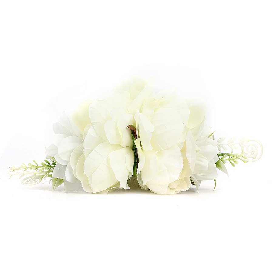 Dziecko z pałąkiem na głowę moda naśladuje C orona kwiatowy kwiat z pałąkiem na głowę akcesoria robić włosów girlanda kapelusze dla dzieci: A