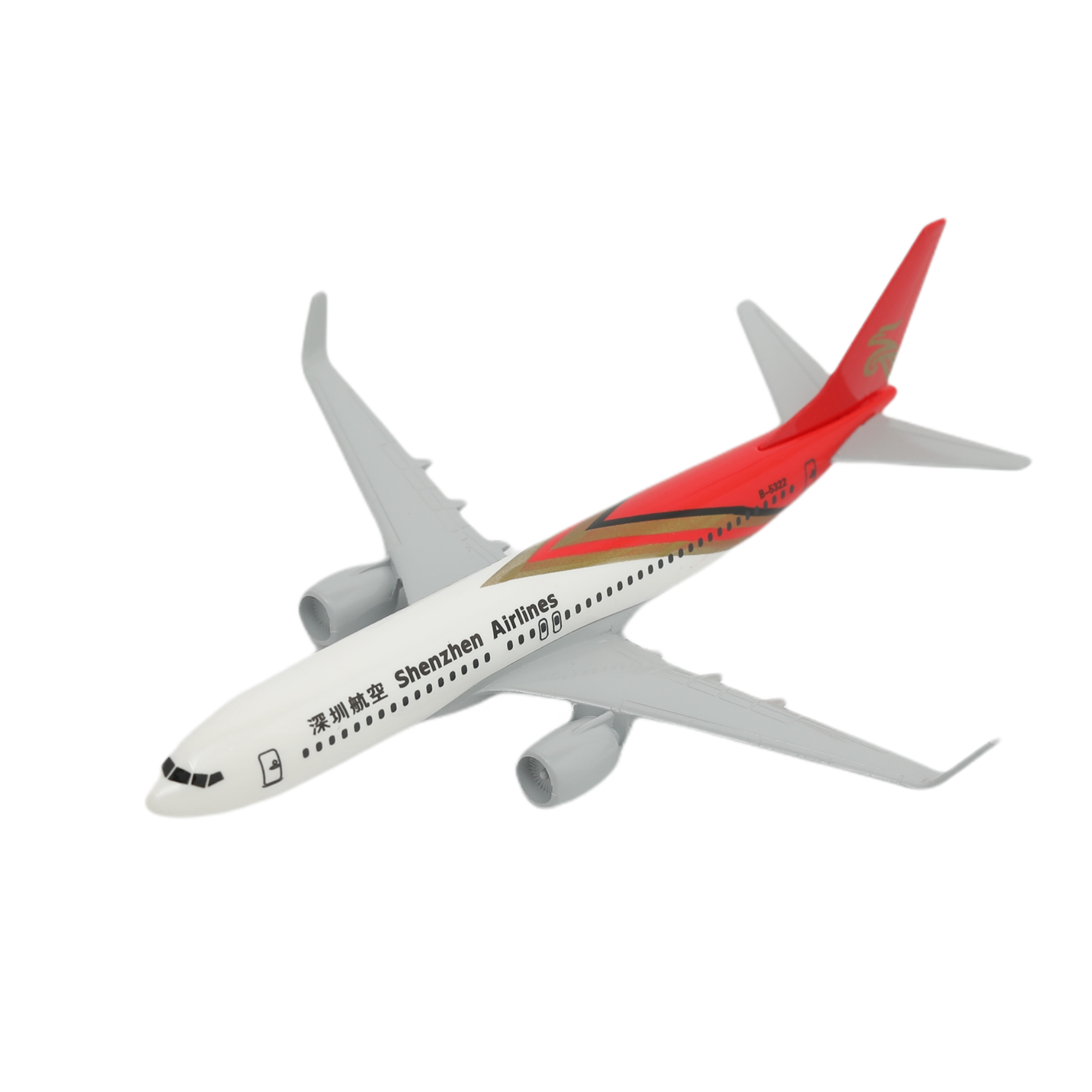 Shenzhen Airlines Boeing 737 Aircraft Model 15cm Alloy Aviation Collectible Diecast Miniature Ornament Souvenir Toys