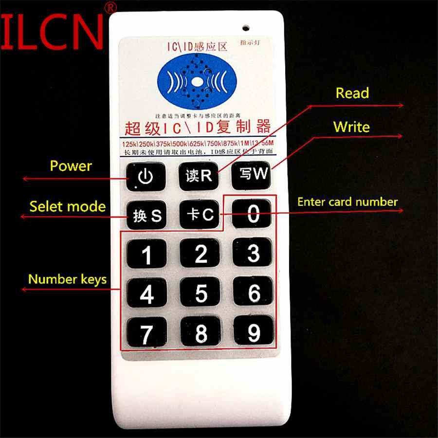 S50 13.56Mhz 125Khz Handheld Rfid Copier Duplicator Machine Ic/Id Voor EM4305 T5577 Uid Duurzaam Intelligentie Alle-In-Een Machine