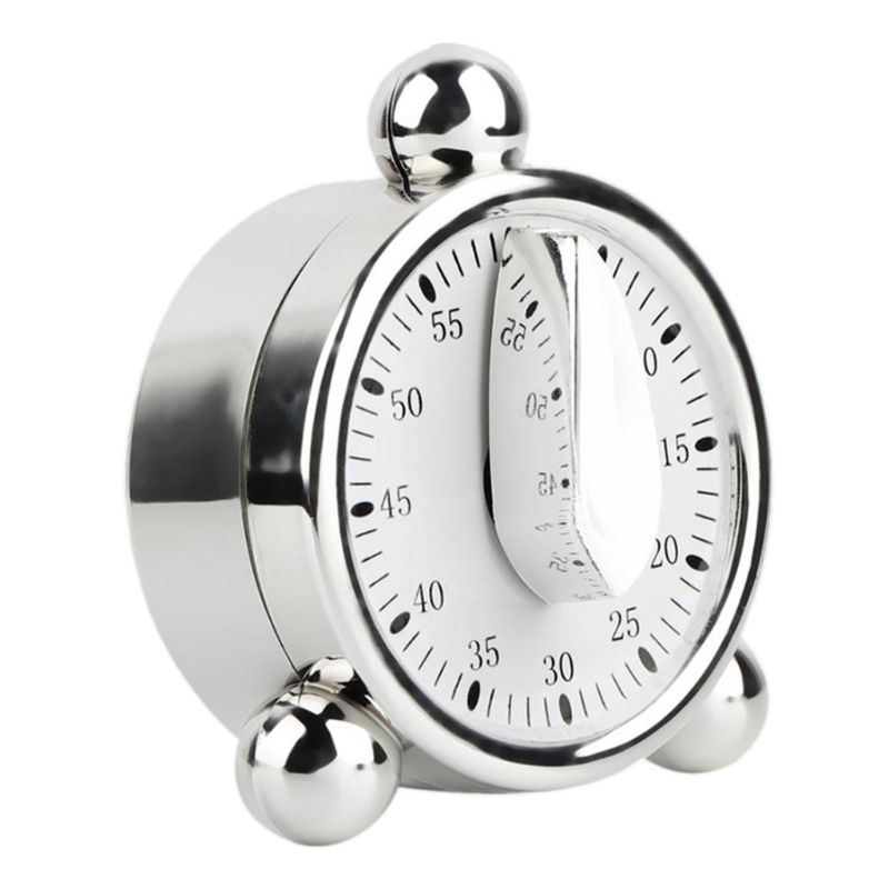 60 Minute Kitchen Mechanical Timer Cooking Reminders Alarm Clock Countdown Timer U4LA