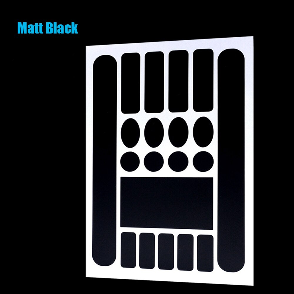 1 PC Bicycle Protective Sticker Scratch-Resistant MTB Road Bike Front Fork Protective Film Chain Frame Safety Tape Protector: Matt Black