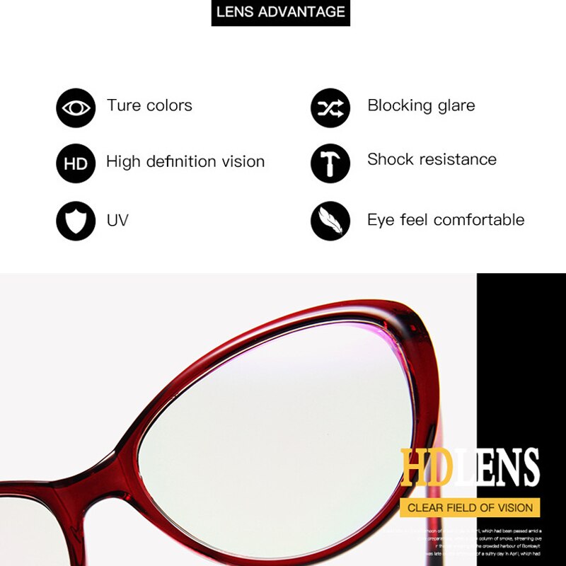 Gafas de lectura tipo ojo de gato para mujer, lentes de lectura tipo ojo de gato, ligeras, presbicia, montura de cristal, Okulary,