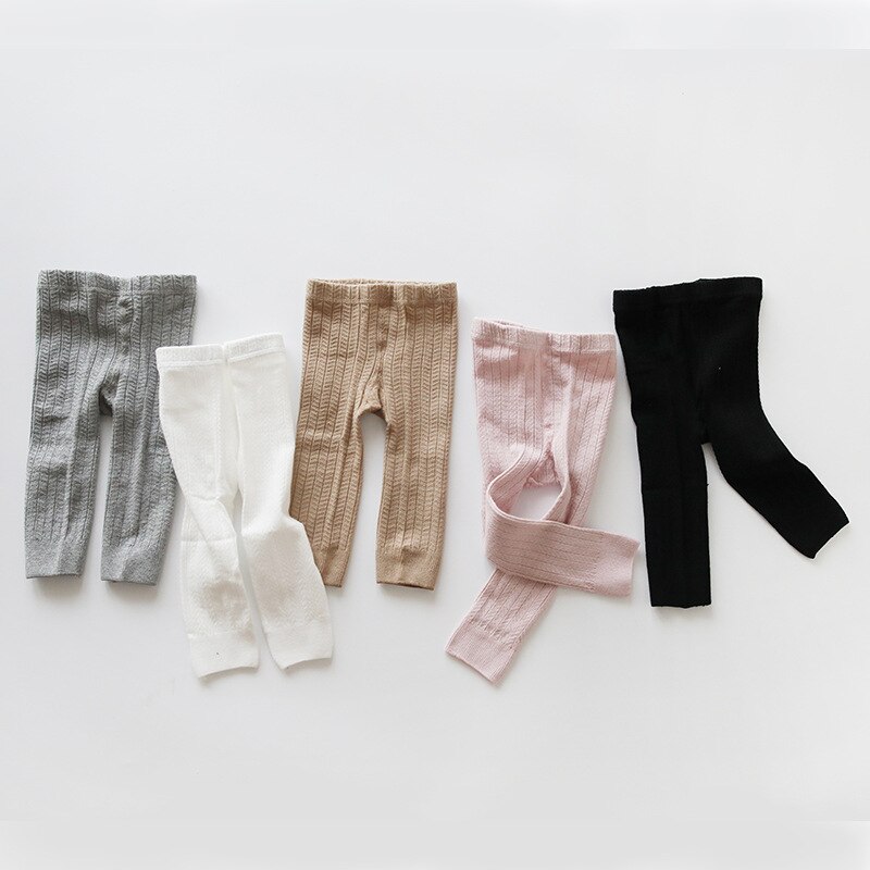 Pantalon bébé coton tricoté bébé collants enfants enfant en bas âge garçons filles cheville-longueur Flexible plus Leggings enfants décontracté Legging
