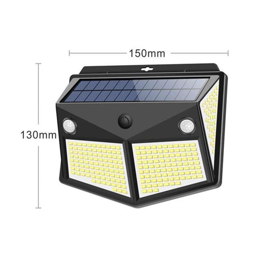 1/2pcs 160/260 LED Solar Light 3 Mode Motion Sensor Wall Lamp Waterproof Outdoor Lamps Lighting Control Pathway Yard Street Lamp: 1pc 260LED