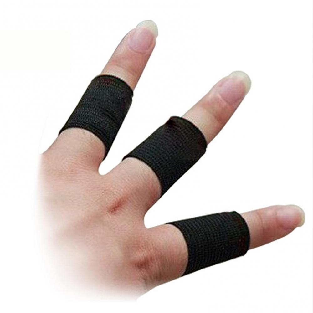 10Pcs Stretchy Finger Protector Sleeve Support Arthritis Sport Aid Guard Band Fishing Stripping Guards Anti Scratch Accessory