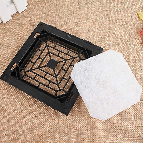 Side Air Outlet Ventilation Grille Exhaust Plastic Louvre Air Vent for RV Travel Trailer white Universal 152X152mm