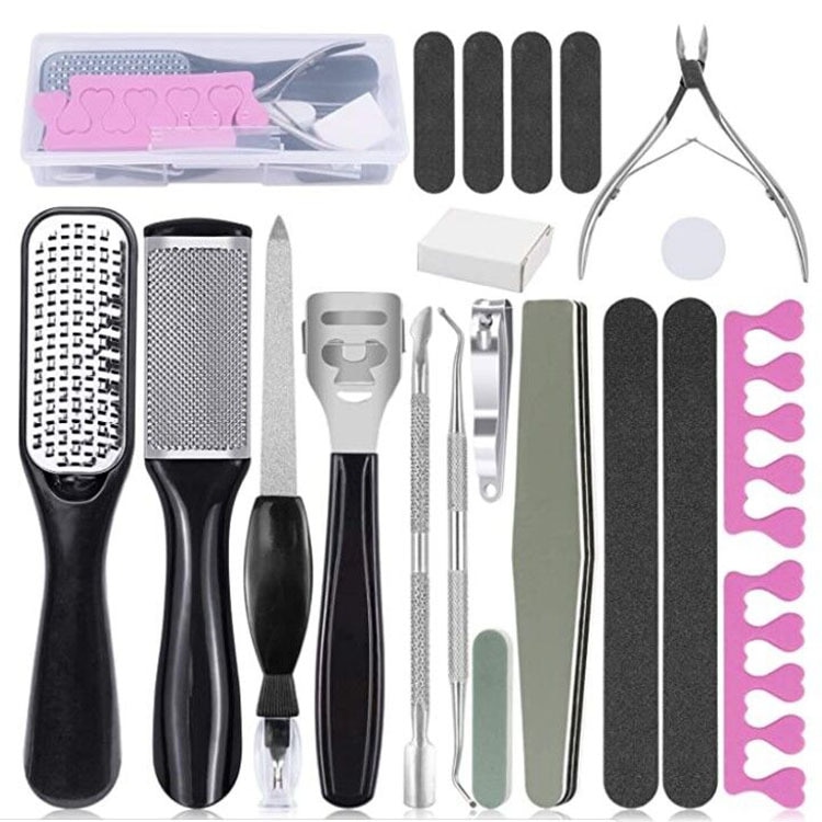 Pedicure Tool Heels Toe Cuticle Kit File Set Dead Hard Skin Callus Remover Scraper Foot Care Tool for Feet Beauty