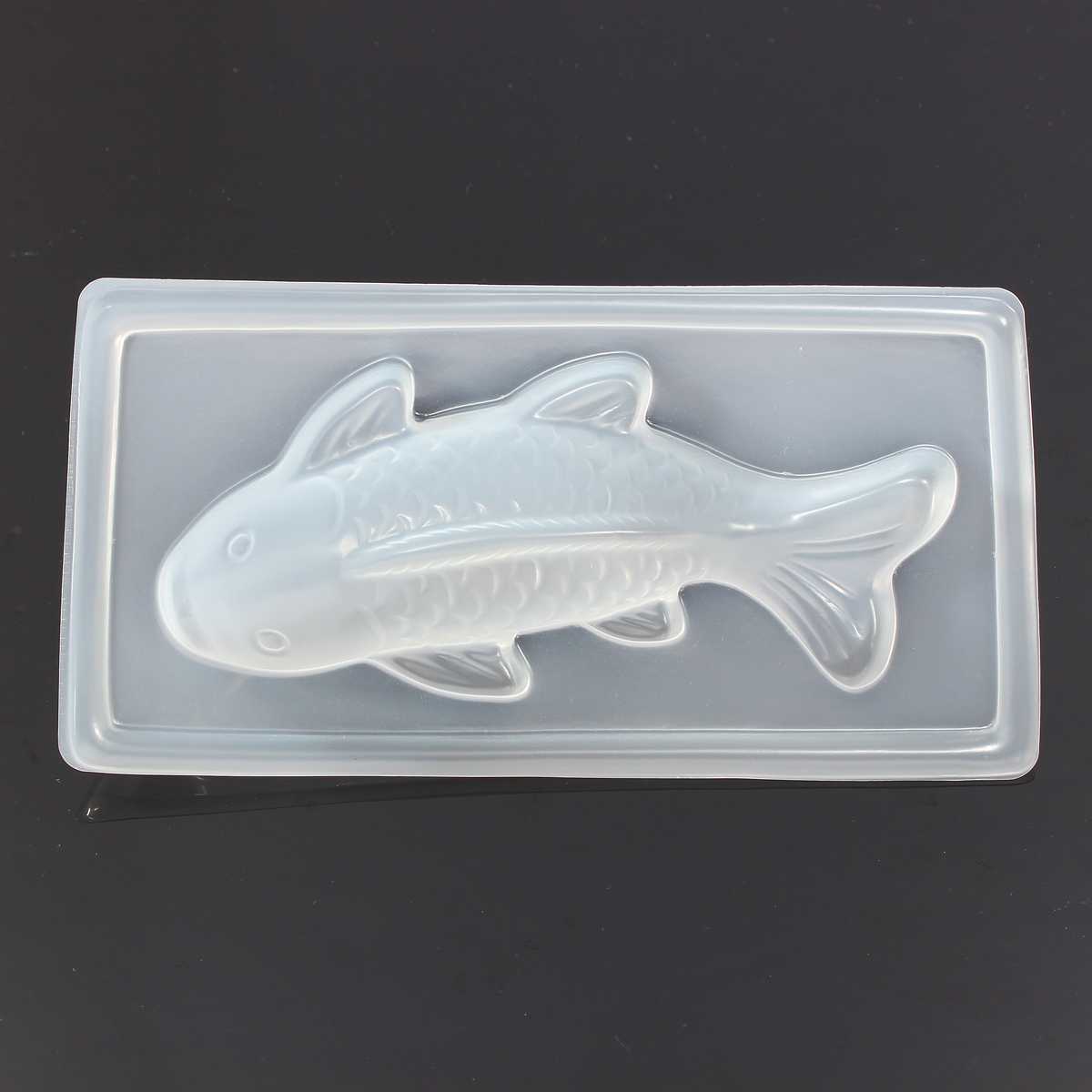 3Sizes 3D Koi Fisch Fish Carp Mold PP Muffinform Kuchenformen Silikonbackform Backform Cup Cake Mould Baking Tool Tableware