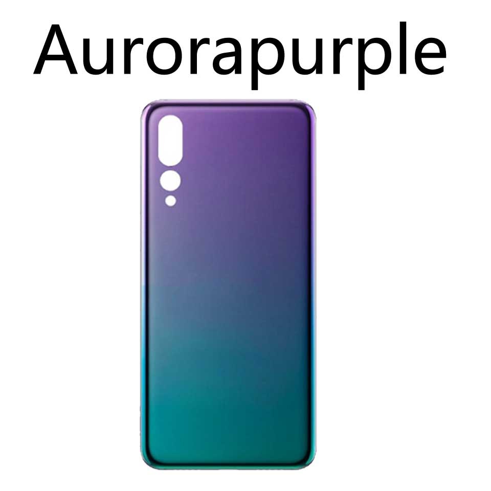 For Huawei P20 Pro Back Glass Battery Cover Rear Door Housing Cover Case For P20Pro CLT-L04 L09 T-L09C AL00 AL01 Chassis Shell: Aurora-No tool