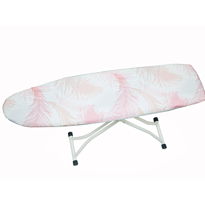 Slitstarkt strykbrädeöverdrag fläckbeständigt tjockt vadderat 140 x 50cm elastiskt strykbrädeöverdrag för tvättartiklar: Mörkgrå