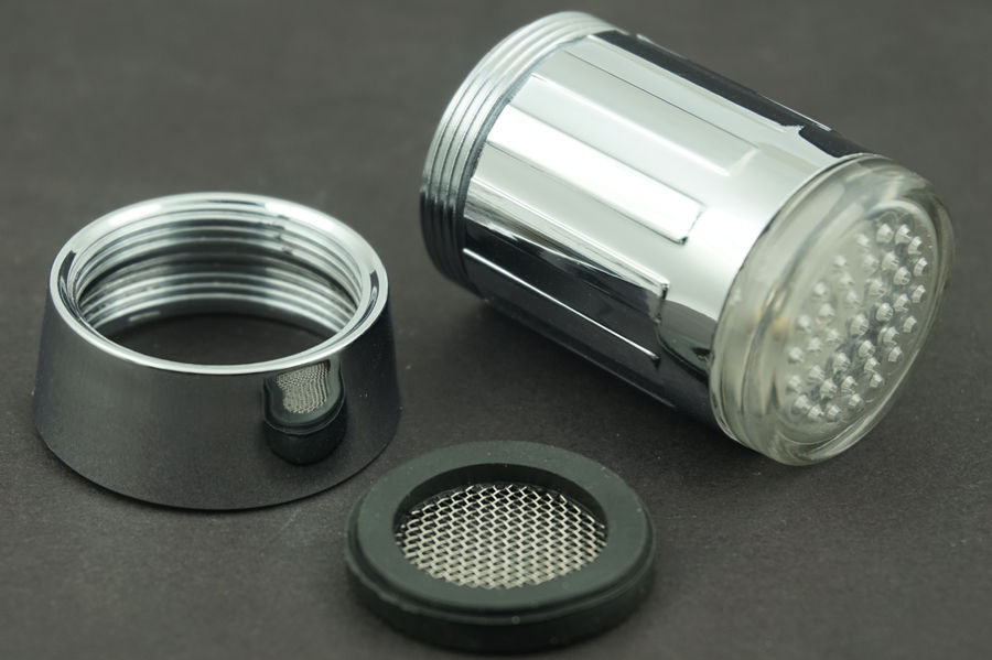 LED Light Glow Temperature Sensor For Kitchen Vessel Sink Mixer Faucet Water Tap