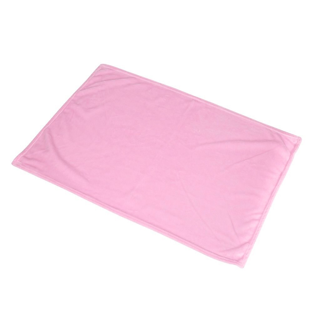 70x100cm super macio manter quente cobertor de flanela tamanho grande cor sólida casa sofá cama escritório cobertor do carro casa têxtil: pink