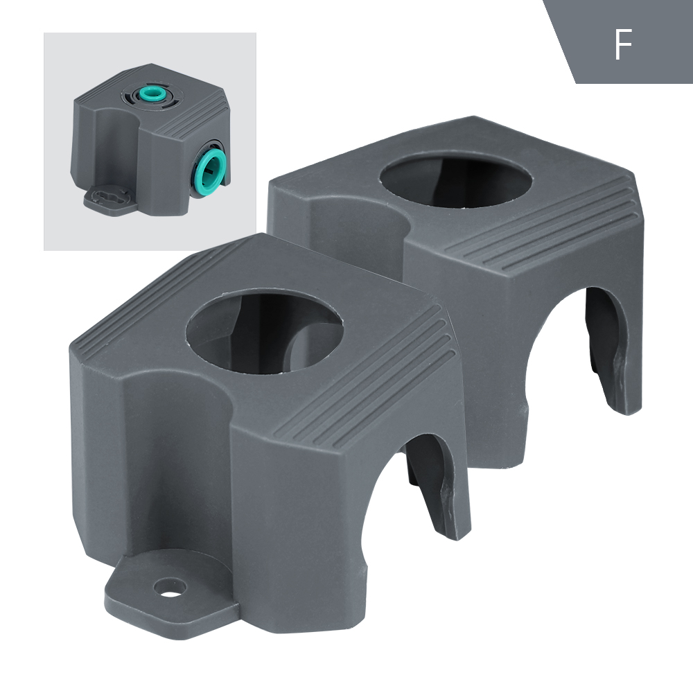 Raccord rapide de tube d'arrosage OD-12MM facile à installer 3/8 "joint de tuyau pour la maison jardin tuyau d'irrigation coude en T raccords égaux: Grey / 3/16 ''