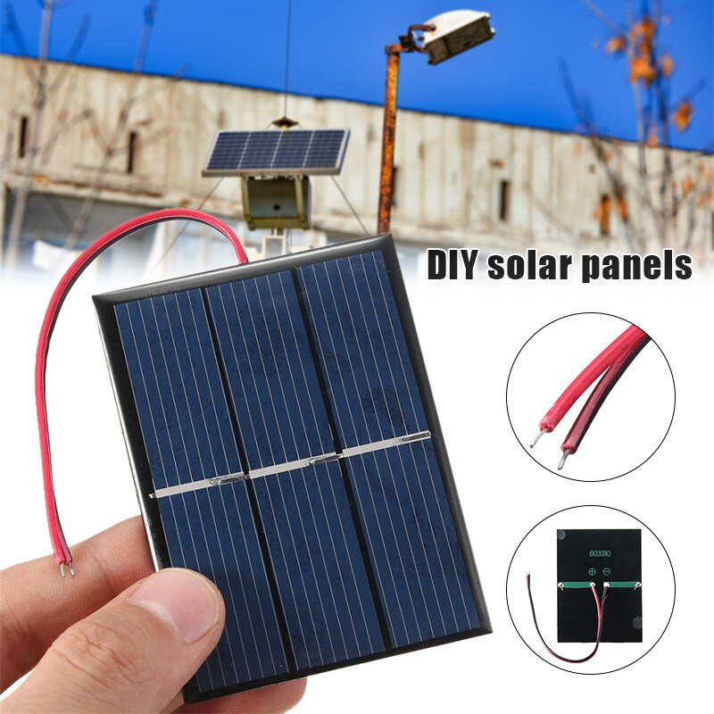 Micro Mini Zonnecellen Compact 80X60Mm Zonnepanelen Power Thuis Diy Projecten Speelgoed & Opladers In voorraad