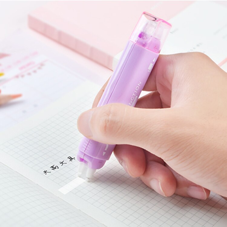 Bande de Correction de couleur de bonbon Double tête ruban de Correction multifonctionnel papeterie d'étudiant