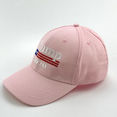 Gorra de béisbol de elección del presidente americano gorra de algodón ajustable gorros deportivos al aire libre: trump pink