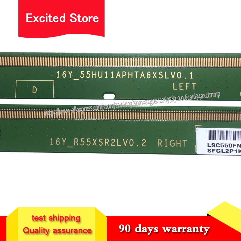 Originele 1Pair/2Pcs 16Y_55HU11APHTA6XSLV0.1 16Y_R55XSR2LV0.2 LSC550FN11 Lcd Panel Pcb Deel