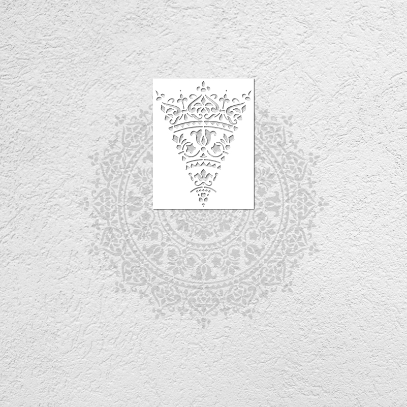 Plantilla de Mandala Extra grande de 70cm - 110cm para pintar decoraciones de flores de pared grande plantilla de suelo pintura plantillas redondas patrones S280