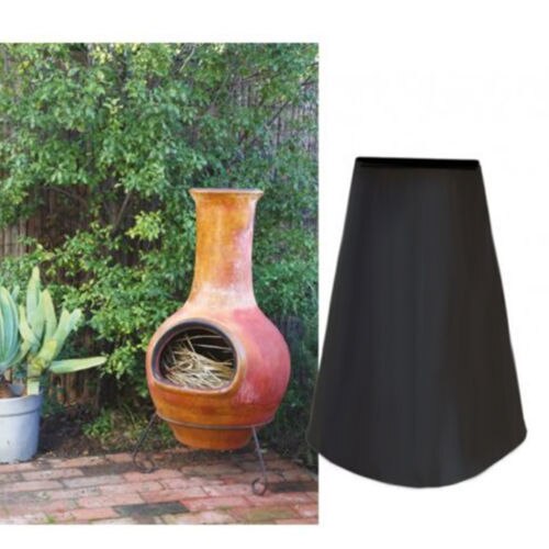 Tuin Outdoor Zwart Waterdicht UV Chimenea Vorm Protector Cover