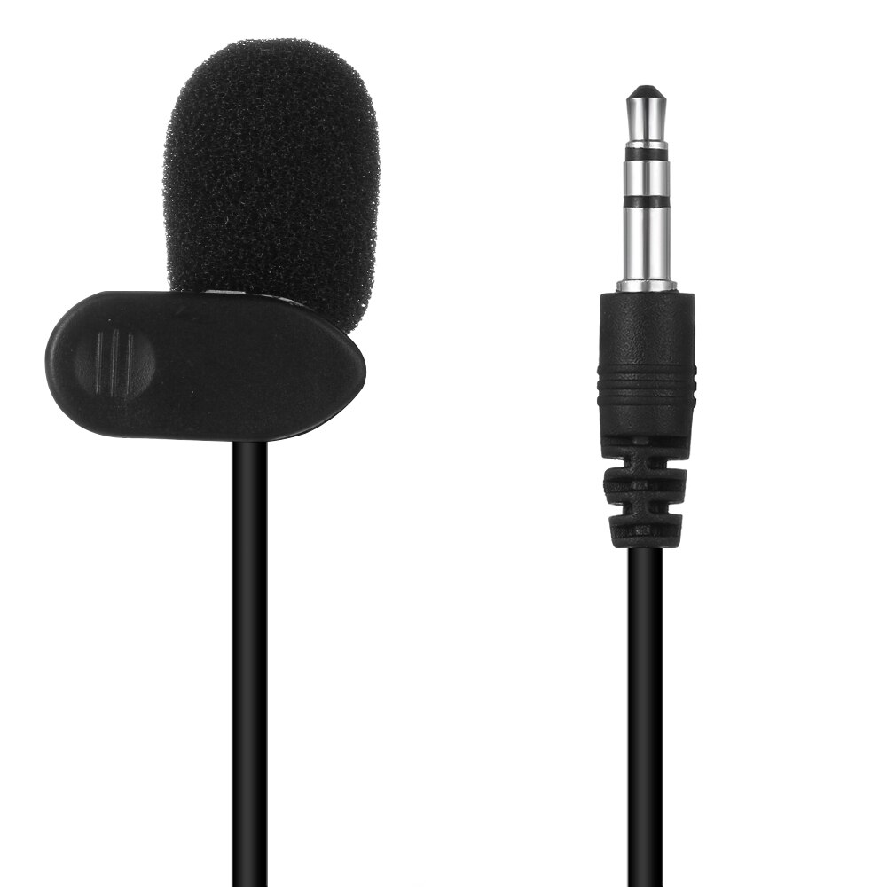 1PC Clip On Microfone Mic Mini Hands Free for Notebook PC Laptop Skype Wired Condenser 3.5mm and Durable