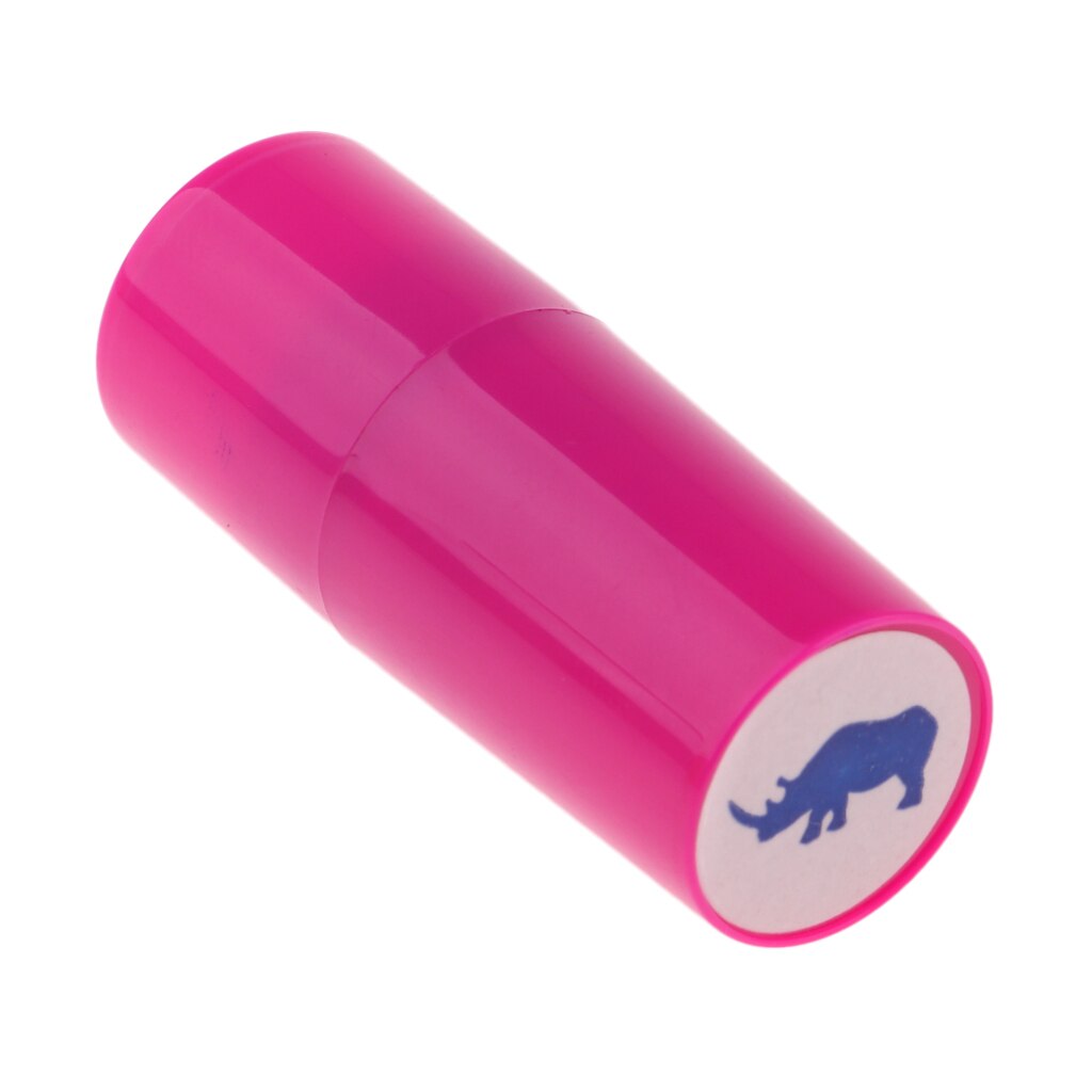 Tampon de balle de Golf rouge, 1 pièce, extérieur, motif Animal de dessin animé, fabricant, marqueur de balle de Golf durable: Rhinoceros