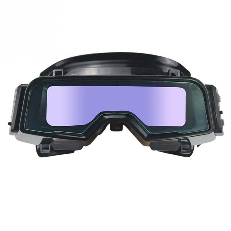 Welding Goggle Glasses Scratch Proof Auto Darkening Adjustable Strap Eye Protection Assemblable Welding Goggles: Default Title