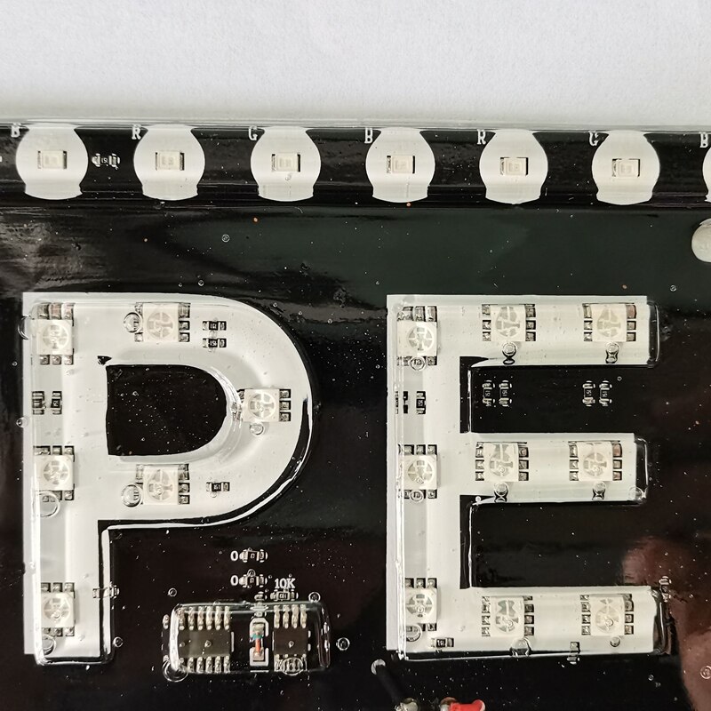 Panneau publicitaire à LED, panneau d&#39;affichage, pour magasin, bannière ouverte, lumière LED dc 12v