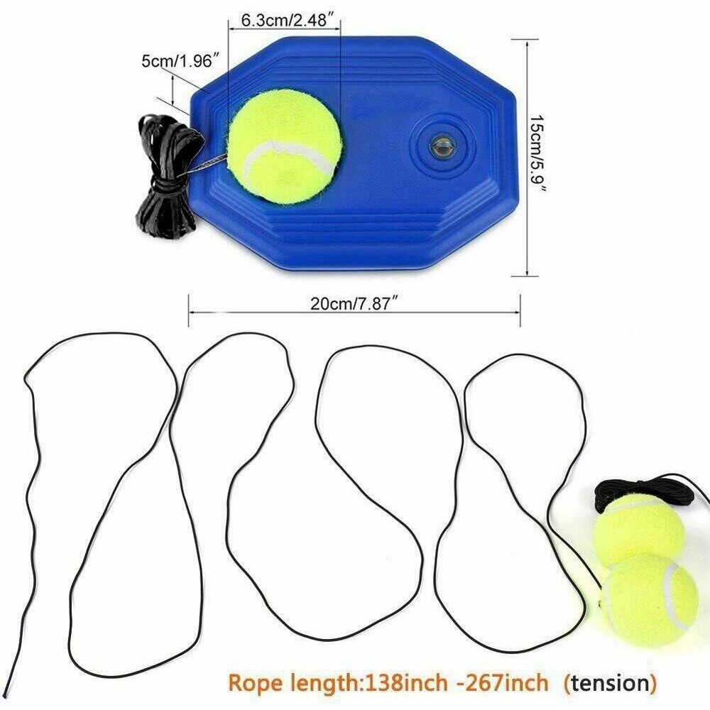 Ergonomisch Plastic Intensieve Tennis Trainer Tennis Praktijk Enkel Zelf-Studie Training Tool