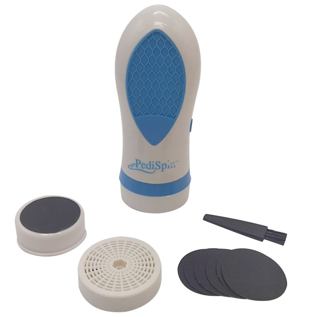 Pedi Spin TV dispositif d'épluchage de la peau meulage électrique soins des pieds Kit de pédicure Pro fichier des pieds dissolvant de callosités de la peau dure
